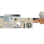 Ferienhaeuschen Gartenblick